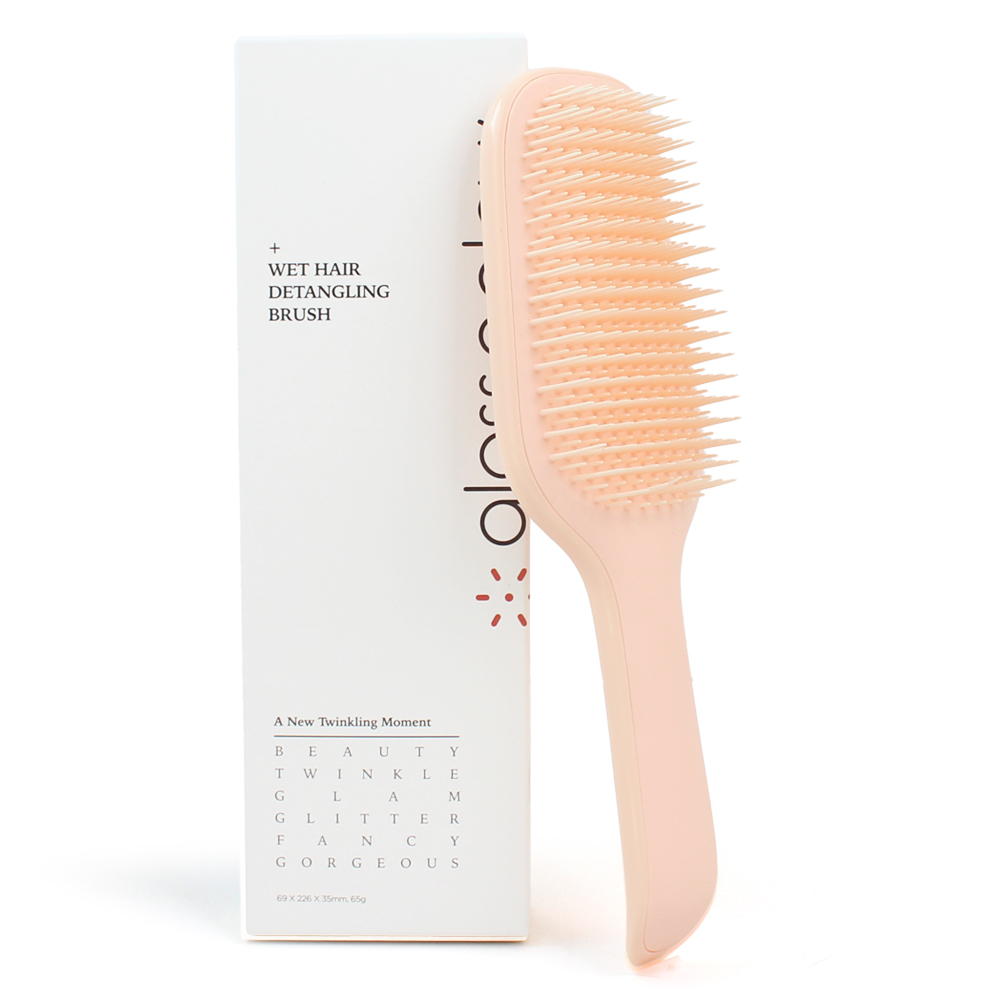 글로스앤글로우 촘촘빗살 웻헤어 디탱글링 브러쉬, 1개, SALMON 8,740원