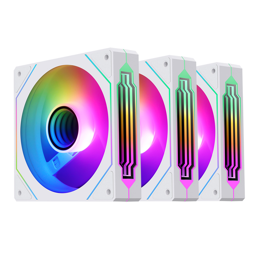 세고텝 NR12 ARGB PWM 화이트 3팩 시스템쿨러 120mm 저소음 쿨링팬 25,500원