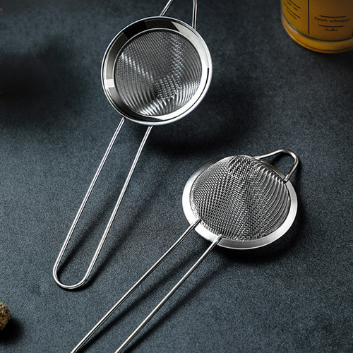 칵테일 더블 스트레이너 스텐차거름망 홈탠딩, 실버, 1개 6,900원
