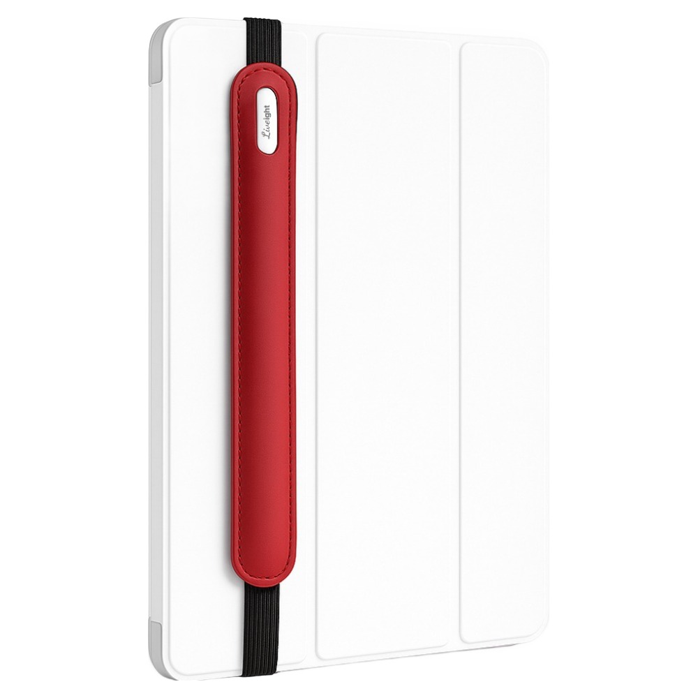 리브에잇 테블릿 펜 보관 탄성 밴드 가죽 케이스 15 x 195 mm, 레드, 1개 6,800원