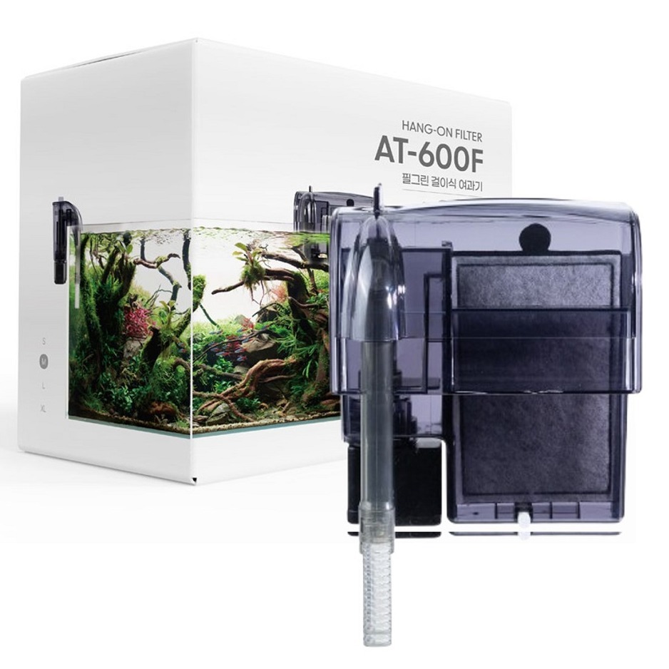 필그린 NEW 아쿠아리움 걸이식 여과기 M AT-600F + 활성탄 필터 2p 세트 20,500원