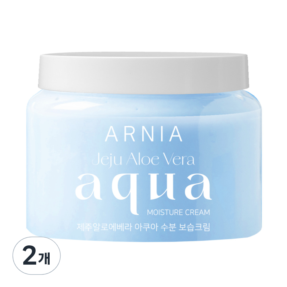아르니아 제주 알로에베라 아쿠아 수분 보습크림, 2개, 300ml 28,280원
