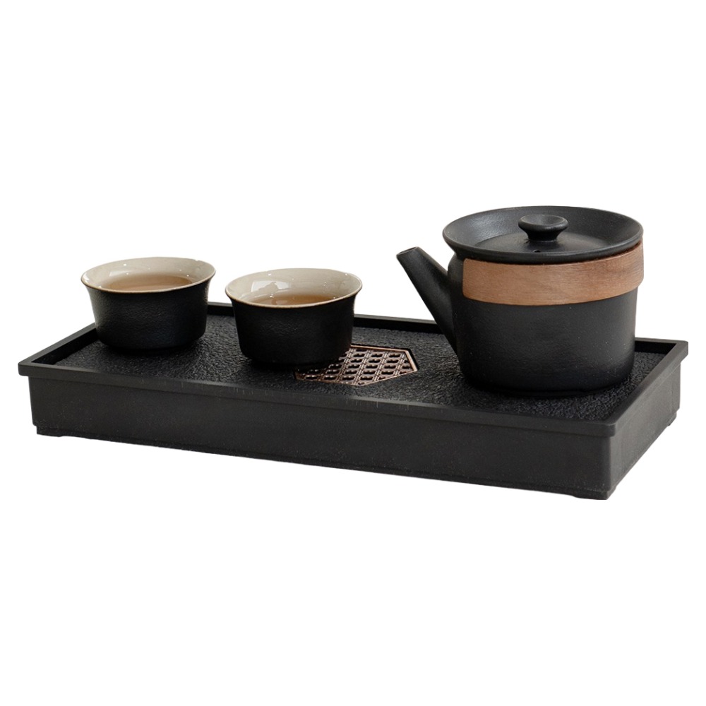 오후반차 깊은 별밤 다도 세트, 1세트, 찻잔 2p + 다관 + 차판, 블랙 49,800원