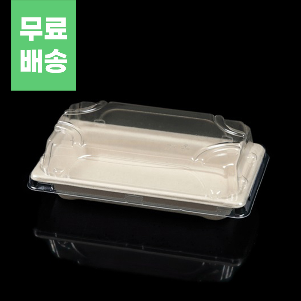 펄프 직사각 초밥용기 600개 세트 소 중 대 특대 선택 배달용기 캠핑 나들이 피크닉, 1개 112,660원