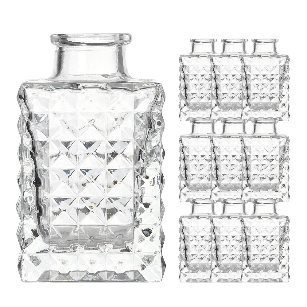 디퓨저 용기 큐브도트사각 100ml 10개 병 만들기 재료 스틱, 현재가 12,500원