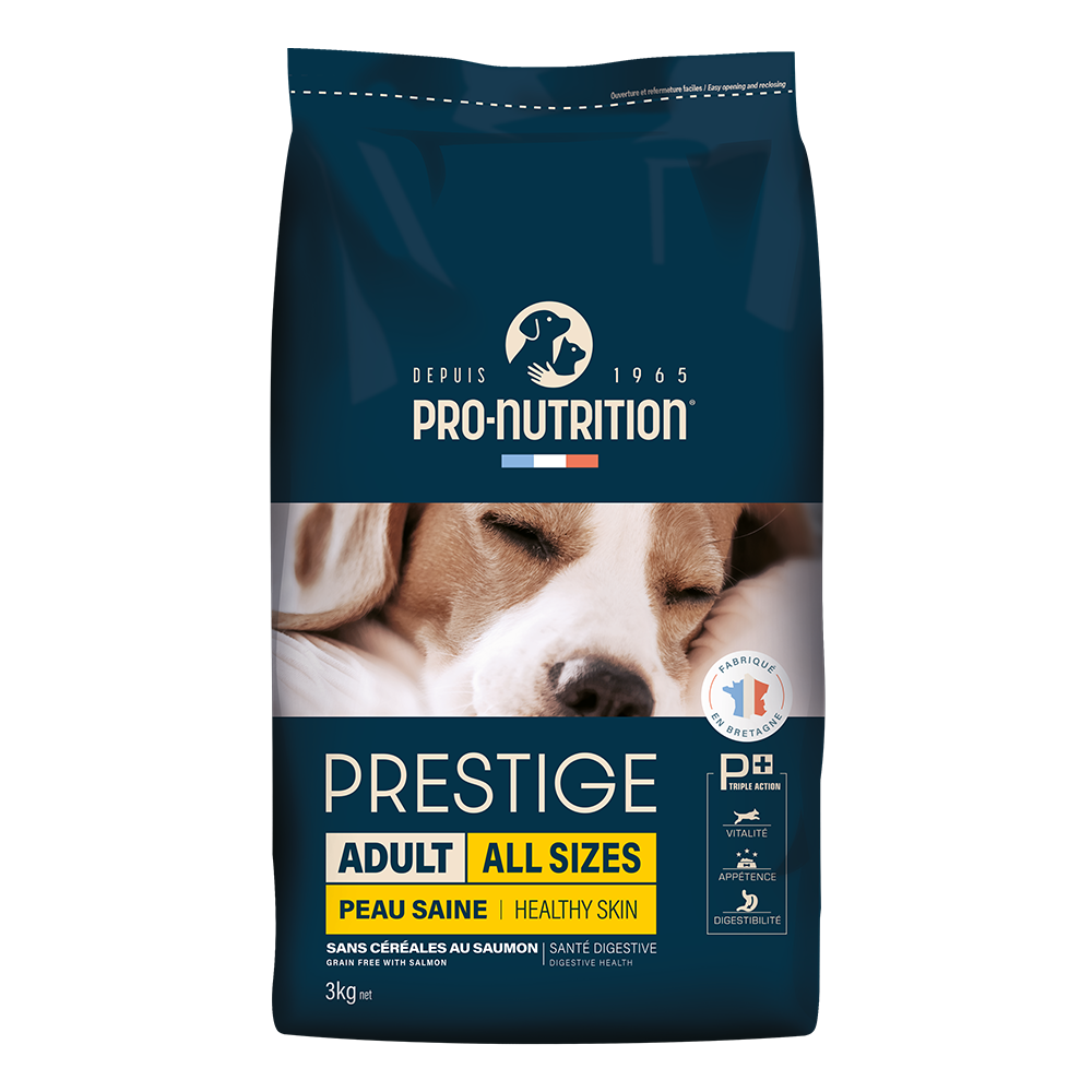 (유통기한 2609) 프레스티지 독 스킨 올브리드 피부모질 알러지케어 저알러지 강아지 사료, 1개, 3kg 39,000원