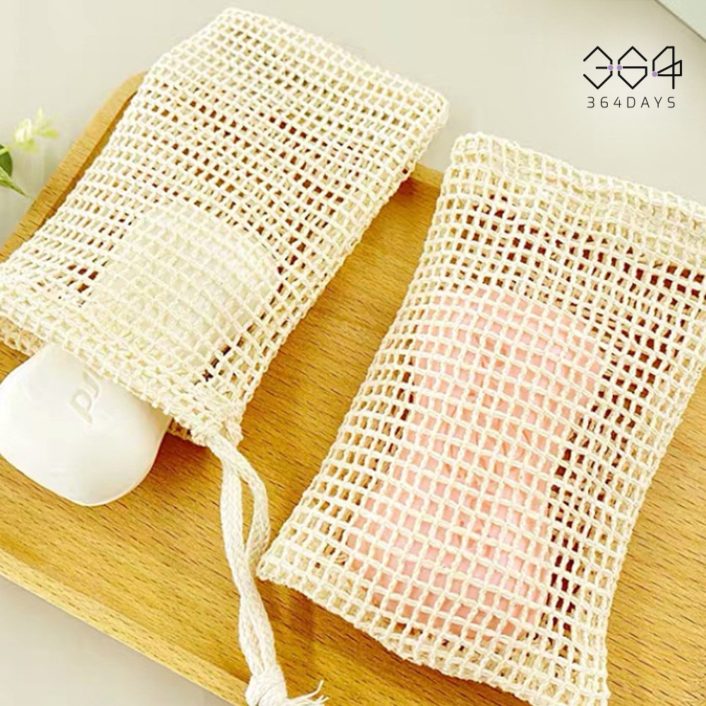 364days 천연 면비누망 자투리 조각 면 비누 거품망 순면 알뜰 비누거품망 자극없는세안망 면 빨래비누망 풍성한거품 열탕소독가능 2,500원
