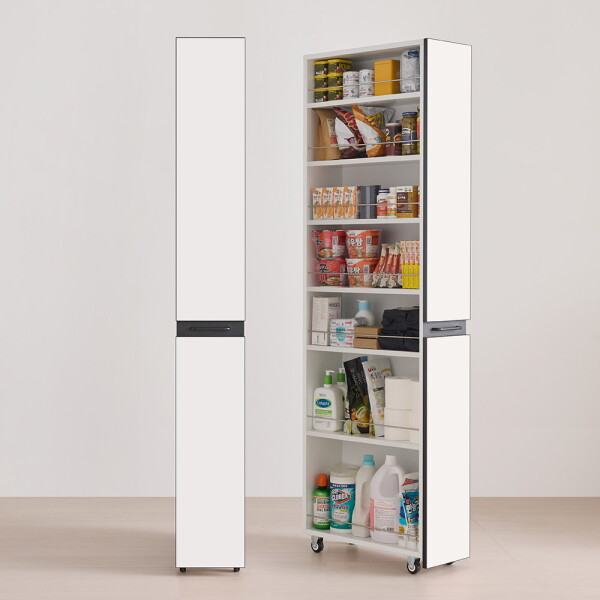 [리센트] 커스텀 슬라이딩 냉장고 틈새 수납장 240 153,000원