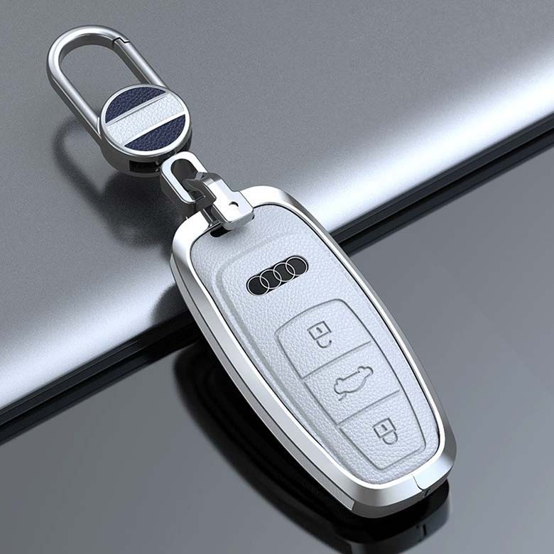 크로니클 막스라인 아우디호환 A8 A7 A6 A5 Q5 Q7 2중 키케이스 A타입, 화이트, CMAX-AUD4 28,900원