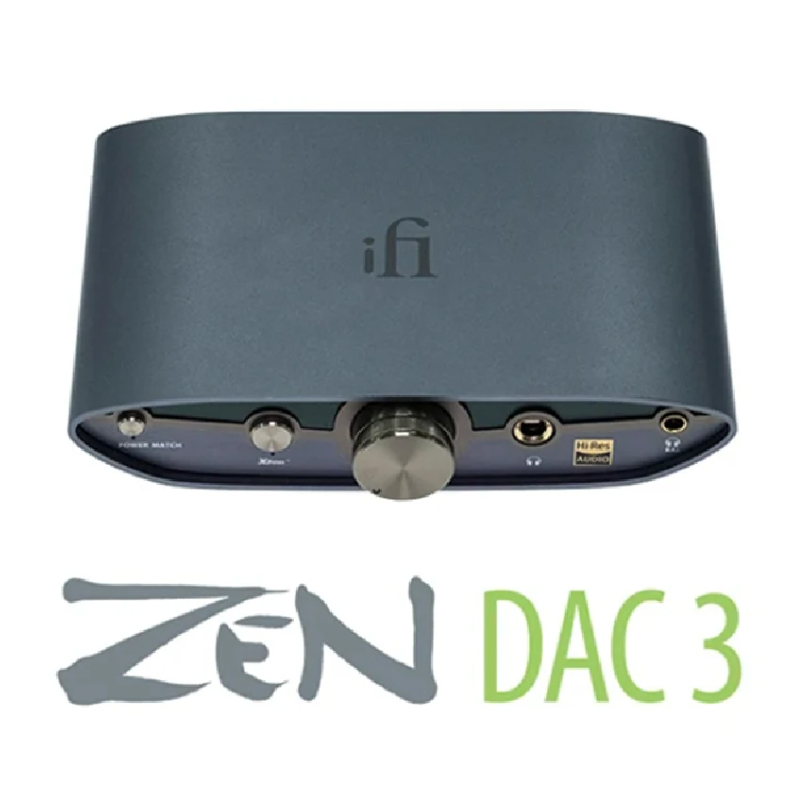 iFi ZEN DAC 3 밸런스드 USB 오디오 디코딩 헤드폰 앰프, 데스크탑 디지털 아날로그 컨버터, DAC MQA DSD512 293,000원