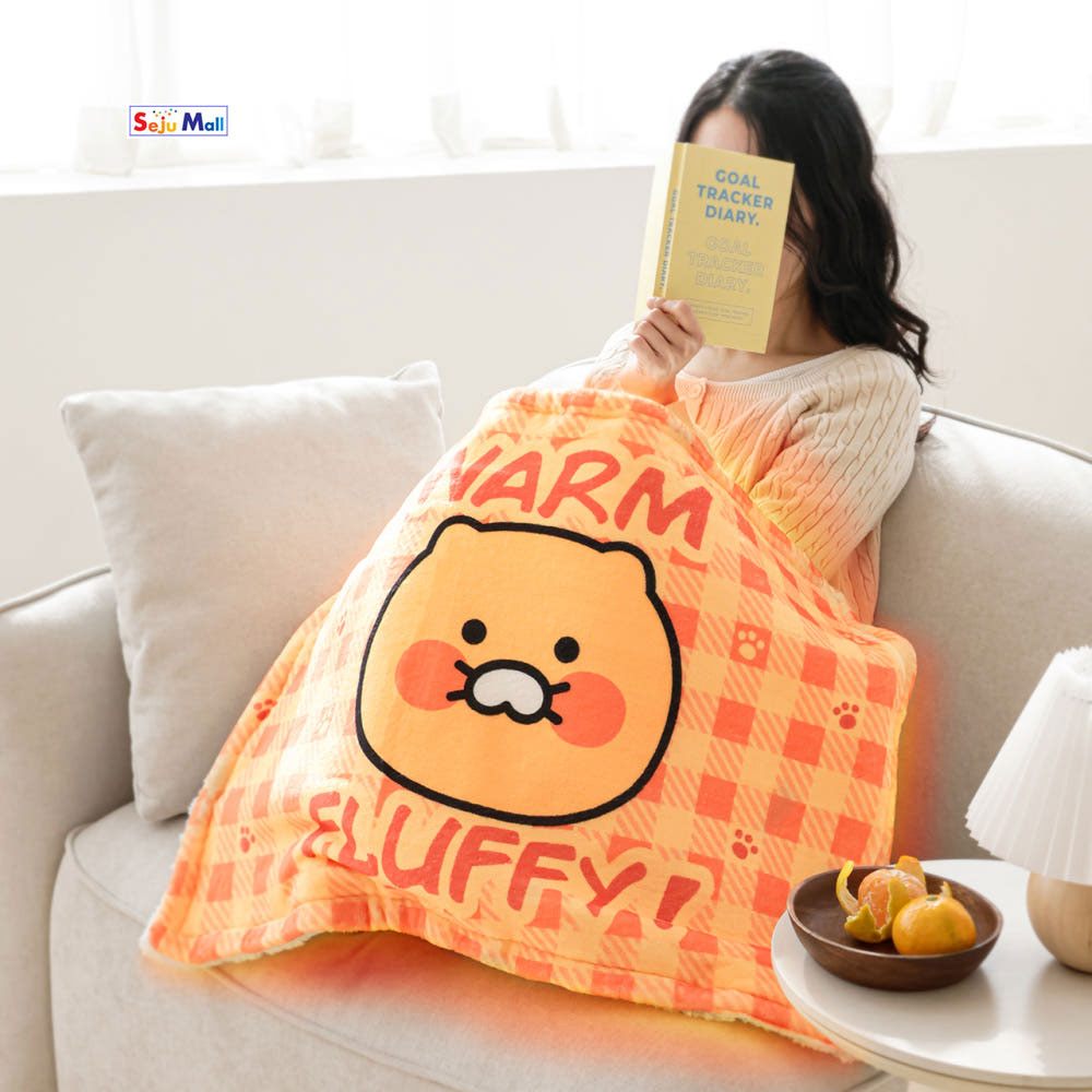 카카오프렌즈 춘식이 극세사 전기 온열 무릎담요 80X55cm 발열매트 31,400원