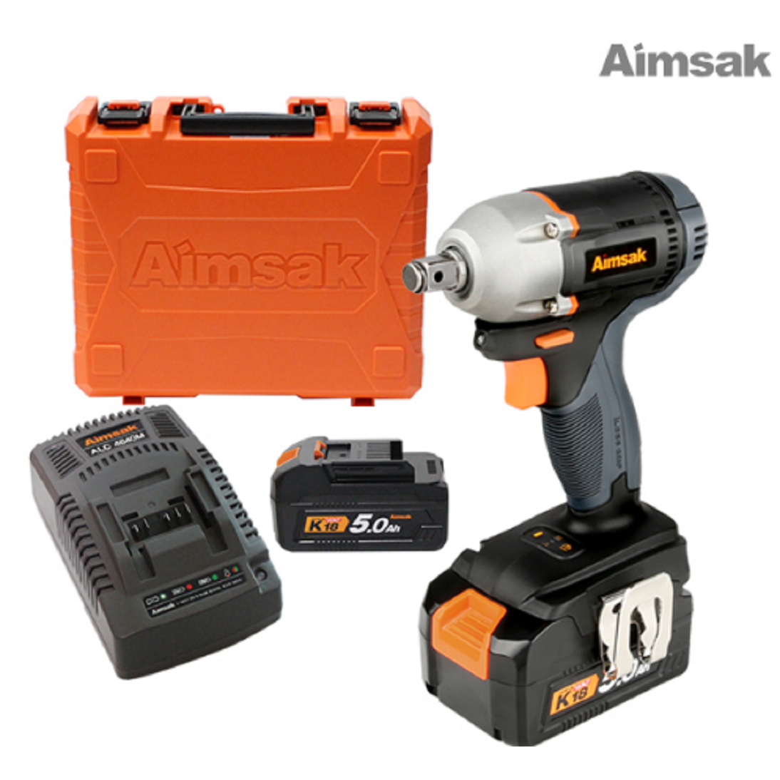 아임삭 AW618Q3 충전 임팩 18V 5.0AH 배터리 2개 풀세트 278,240원