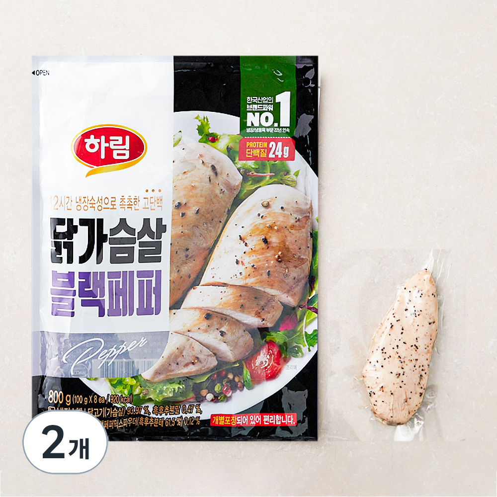 하림 닭가슴살 블랙페퍼 30,500원