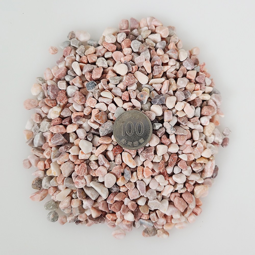 콩자갈 핑크 원예용 자갈 4,500원