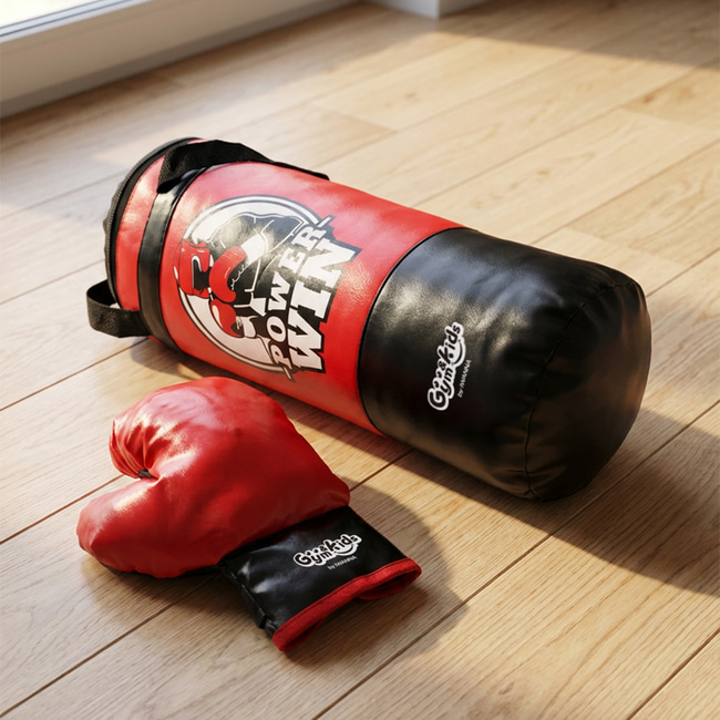 아이워너 짐앤키즈 어린이 복싱 미니 펀칭백 세트 글러브 포함 실내 놀이 완구 체력 운동 샌드백 장난감 스트레스 해소 27,500원