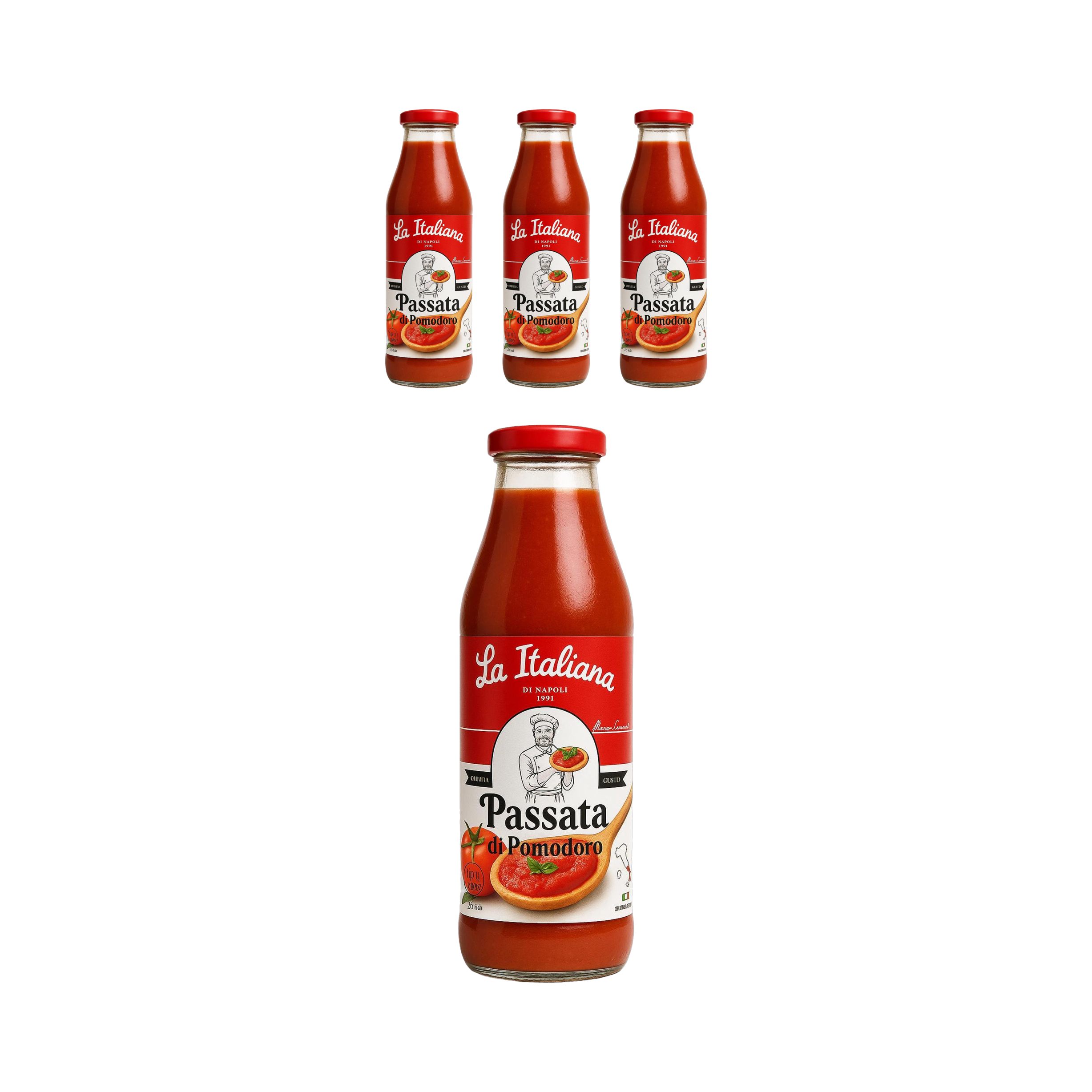 라 이탈리아나 나폴리 100% 무설탕 토마토 퓨레 16,490원