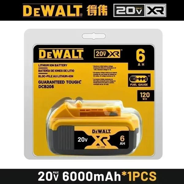 DeWALT 오리지널 배터리 20V 5.0Ah 6.0Ah MAX FlexVolt for DCB606 DCB205 DCB206 DCB209 DCB182 전동 공구충전기 포함 34,900원