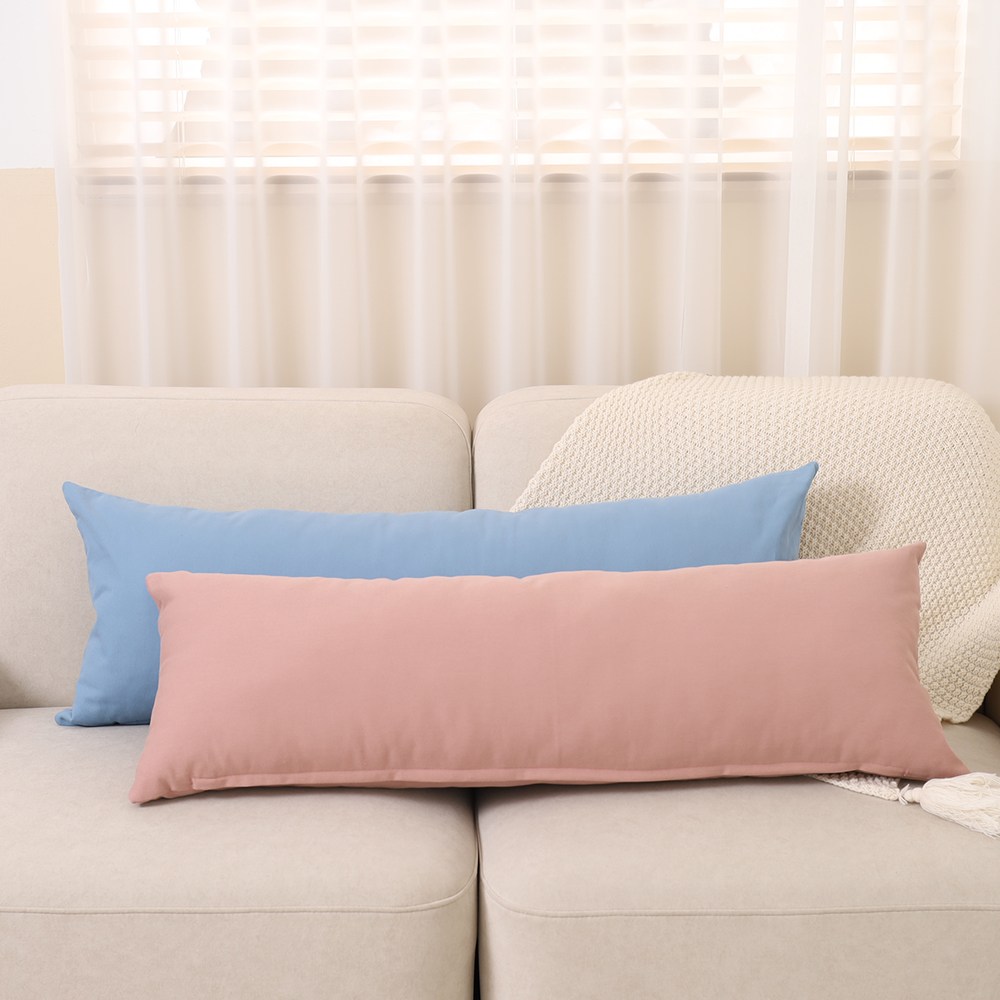 DOYOUREADY 바디 필로우 롱 쿠션 커버분리 내구성 탄탄함, B2.피치핑크 30,600원