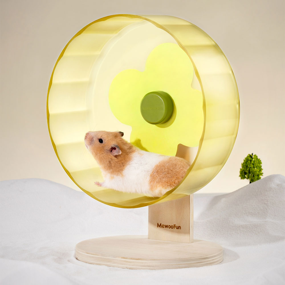 미우펀 골든햄스터쳇바퀴 무소음쳇바퀴 마라톤휠 중형 22cm 18,900원