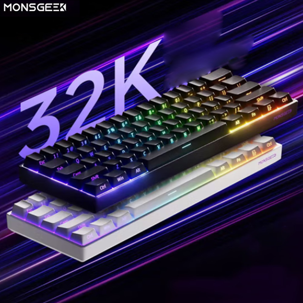 [SMTONE] MONSGEEK FUN60/FUN60 Pro/ FUN60 MAX/FUN60 Ultra시리즈 마그네틱 무선 게이밍 기계식 키보드 유선8k 61키배열 RGB 게임 전용 25,380원