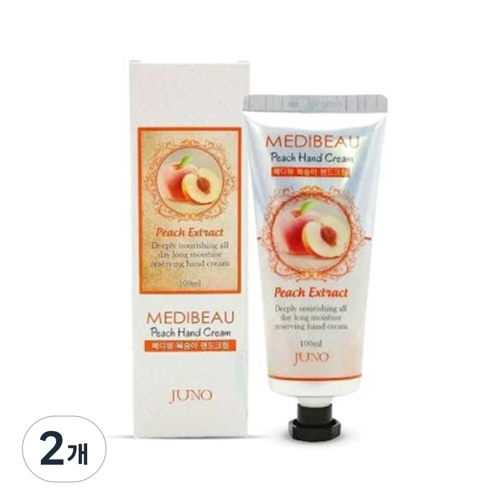 메디뷰 복숭아 핸드크림 촉촉한 고보습 복숭아향 핸드로션, 2개, 100ml 7,090원