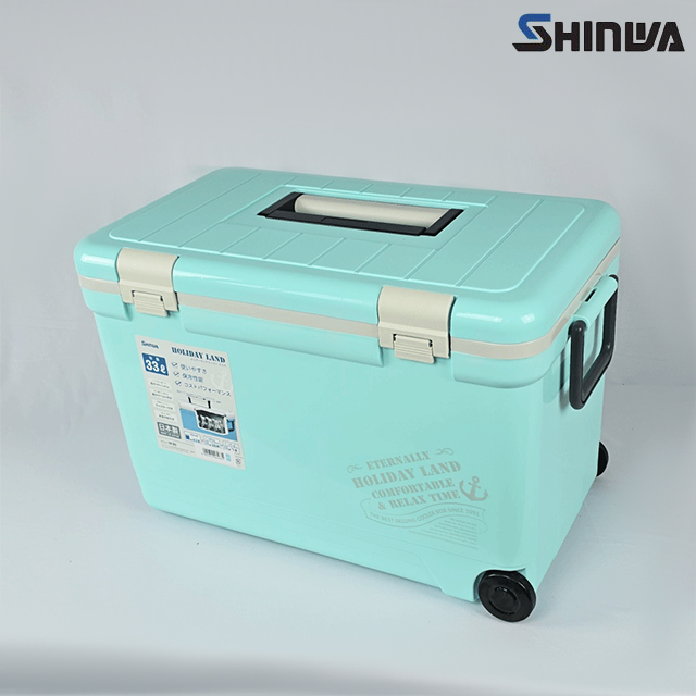 신와 아이스박스 홀리데이 랜드 월드 캠핑 낚시용아이스박스 쿨백 차량용 33L, 라이트블루 52,300원