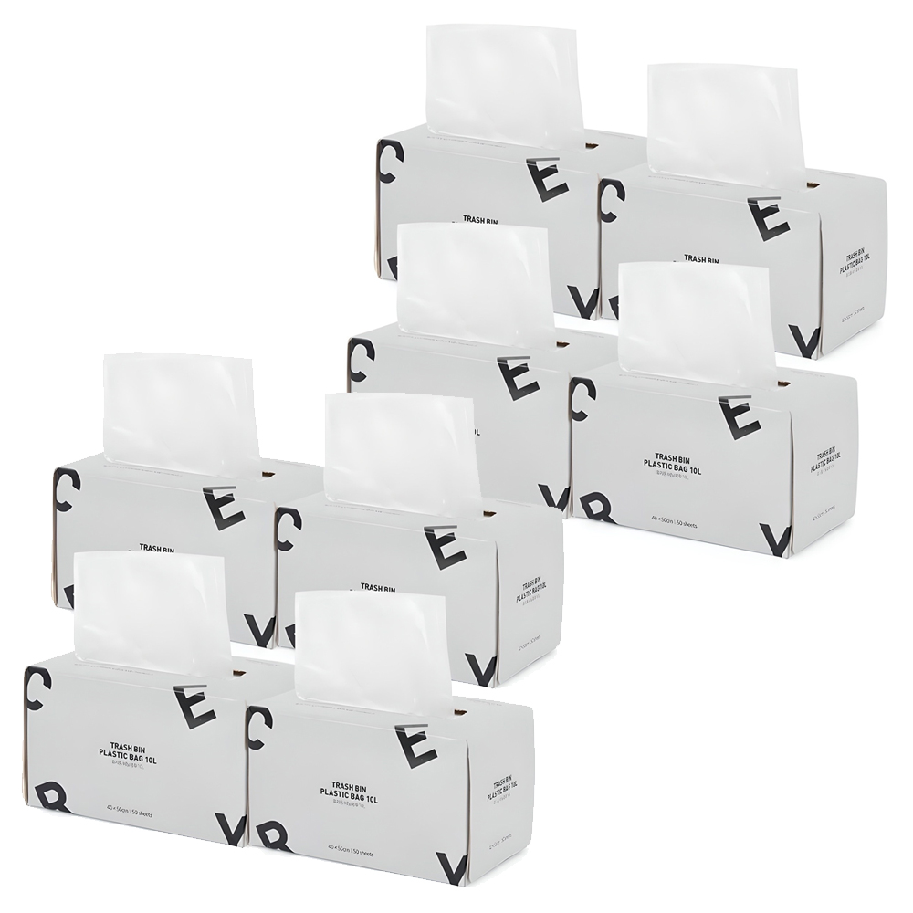 홈앤하우스 휴지통 비닐봉투 50p, 10L, 8개 24,840원