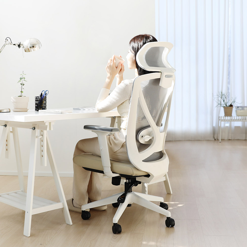 린백 컴퓨터 사무실 사무용 메쉬 팔걸이 높이조절 책상 공부 학생 허리 편한 국내생산 의자 LB235H 179,000원