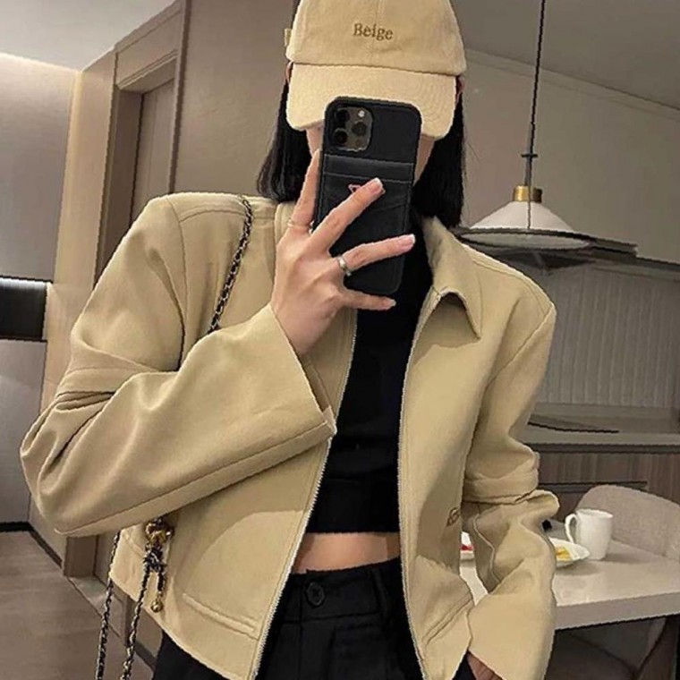 크롭 집업 블루종 가을 간절기 자켓 카라 여성 아우터 67,730원