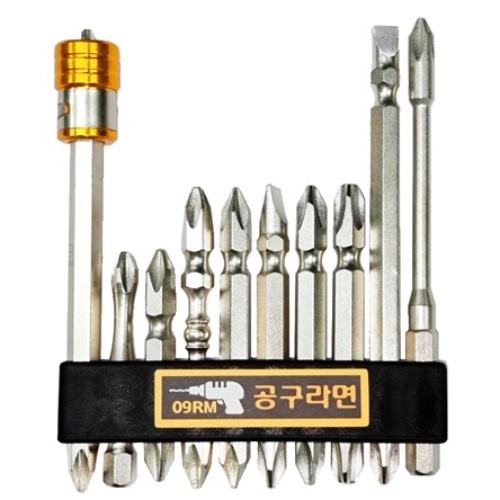 공구라면 (09RM) 드라이버 비트 자화기 세트 11종, 1세트 11,900원