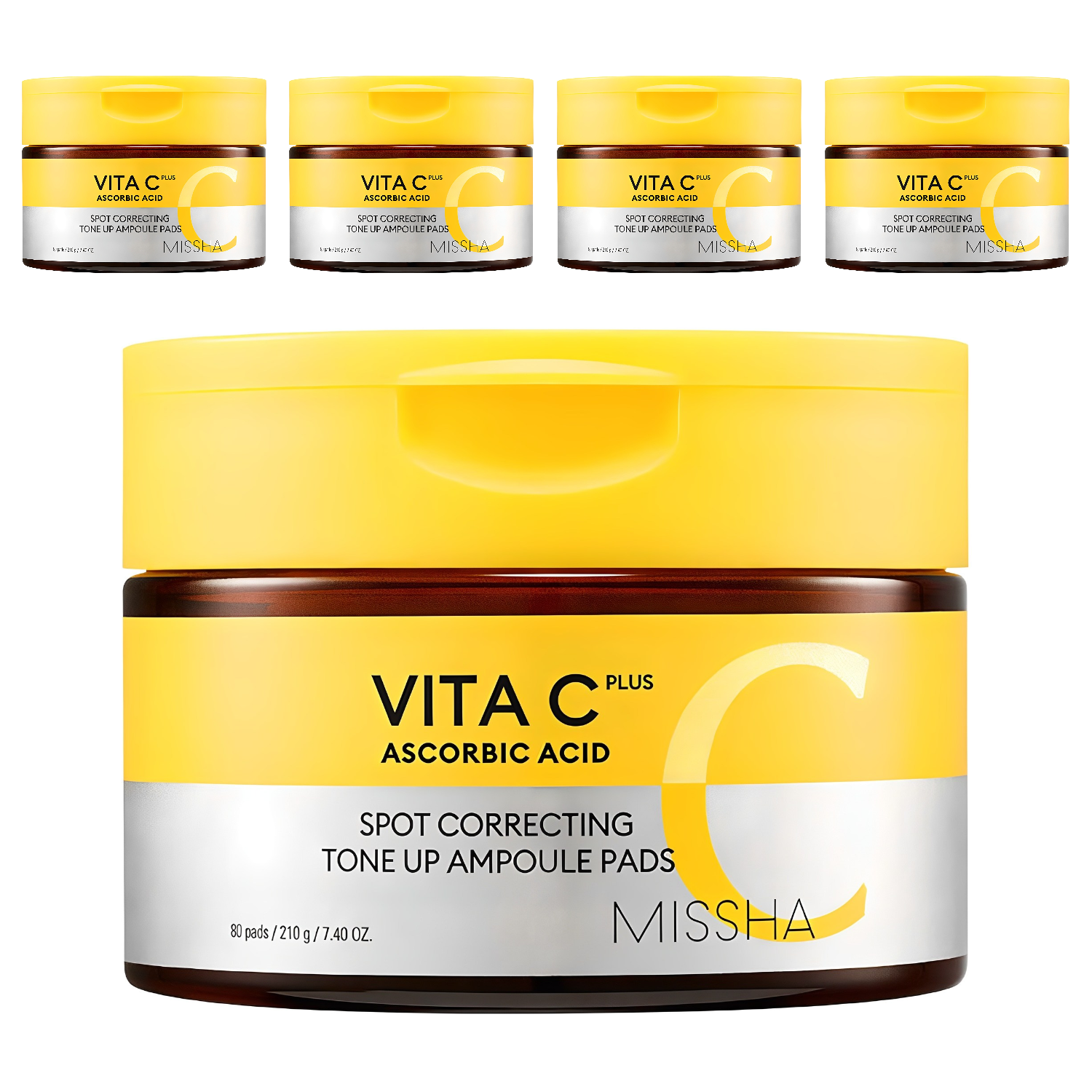 미샤 비타씨플러스 잡티씨 톤업 앰플패드 210g 59,250원