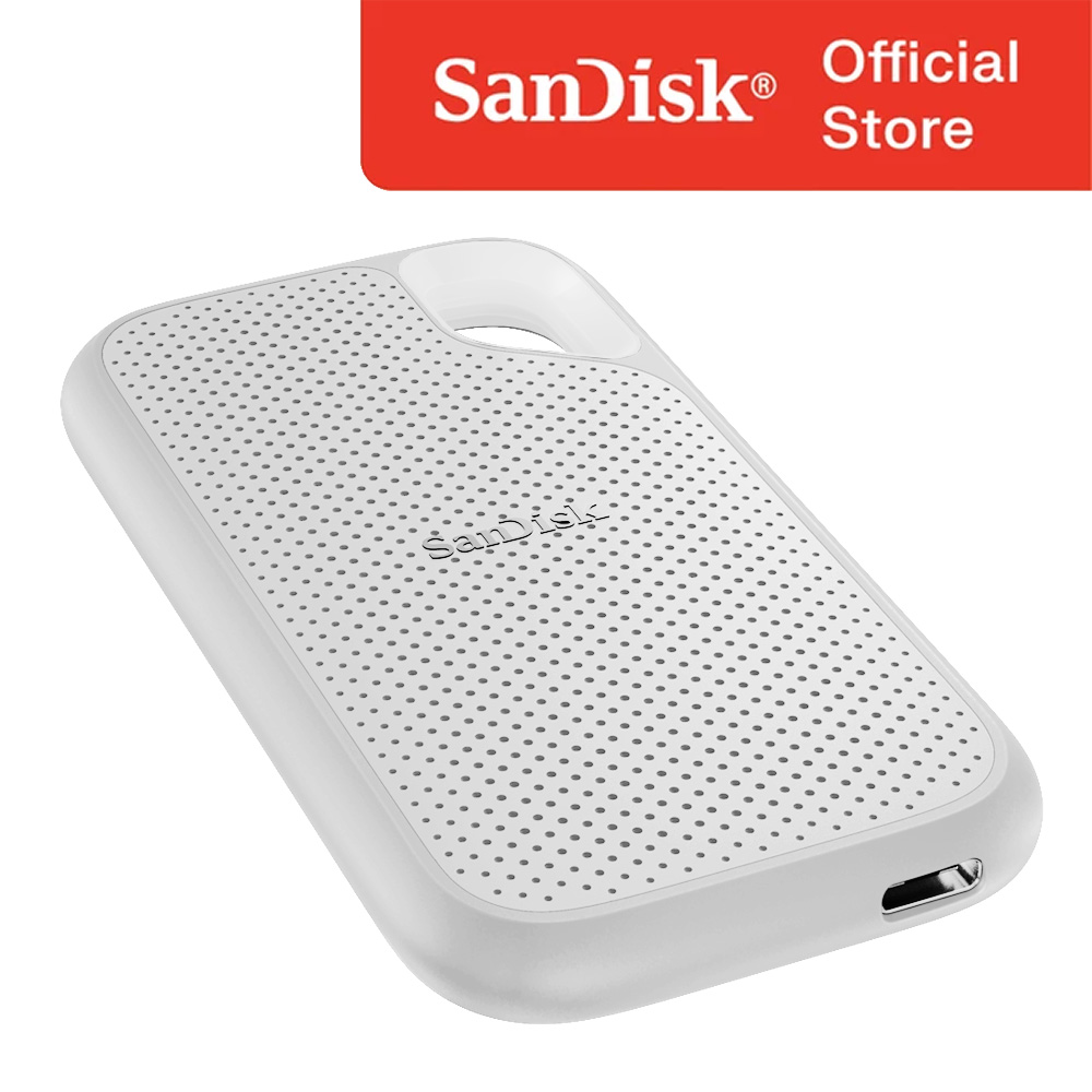 샌디스크코리아 공식인증정품 외장SSD Extreme 익스트림 방수 방진 휴대용 포터블 SSD E61  화이트 894,000원