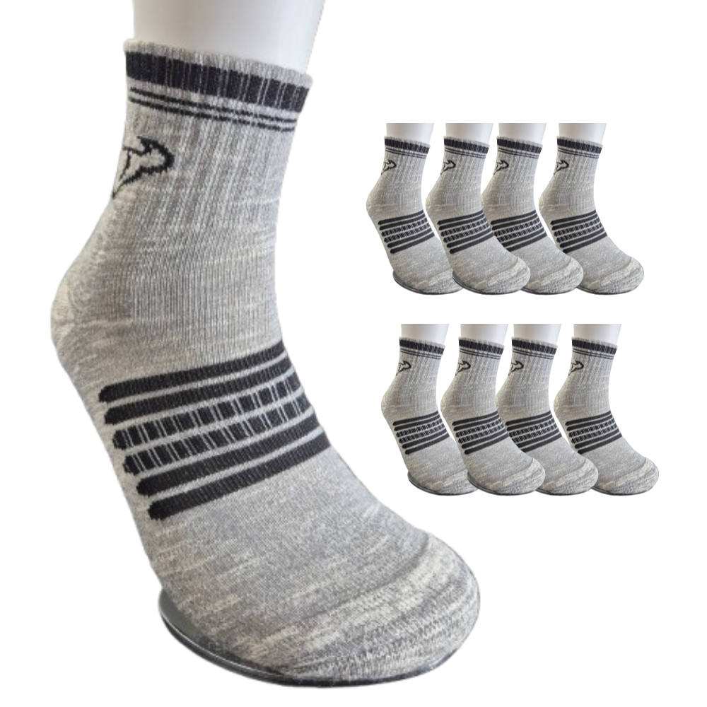 힘쏘 발튼튼 두꺼운 등산양말 스포츠 작업양말, 8개, 베이지/그레이 15,850원