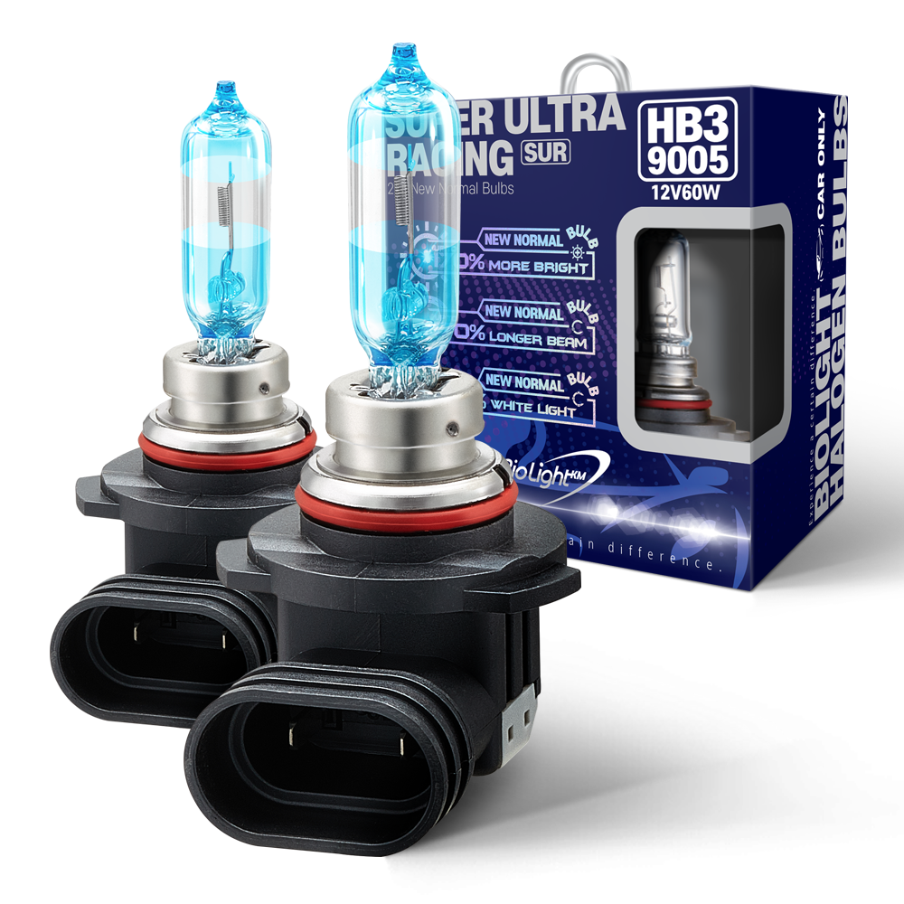 바이오라이트 차량용 할로겐 전조등 슈퍼 울트라 레이싱 HB3, Super Ultra Racing, 2개, 9005, 현재가 18,900원
