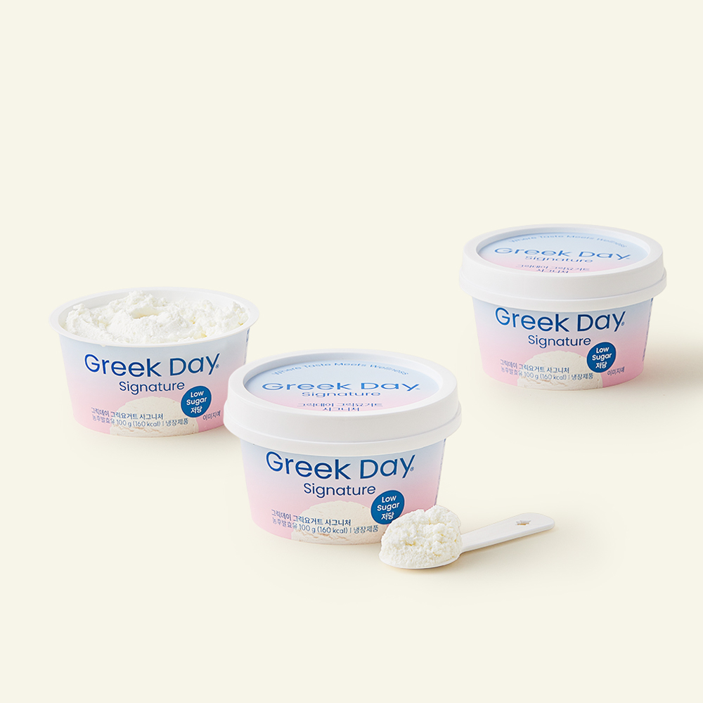 그릭데이 그릭요거트 시그니처, 100g, 3개 11,700원