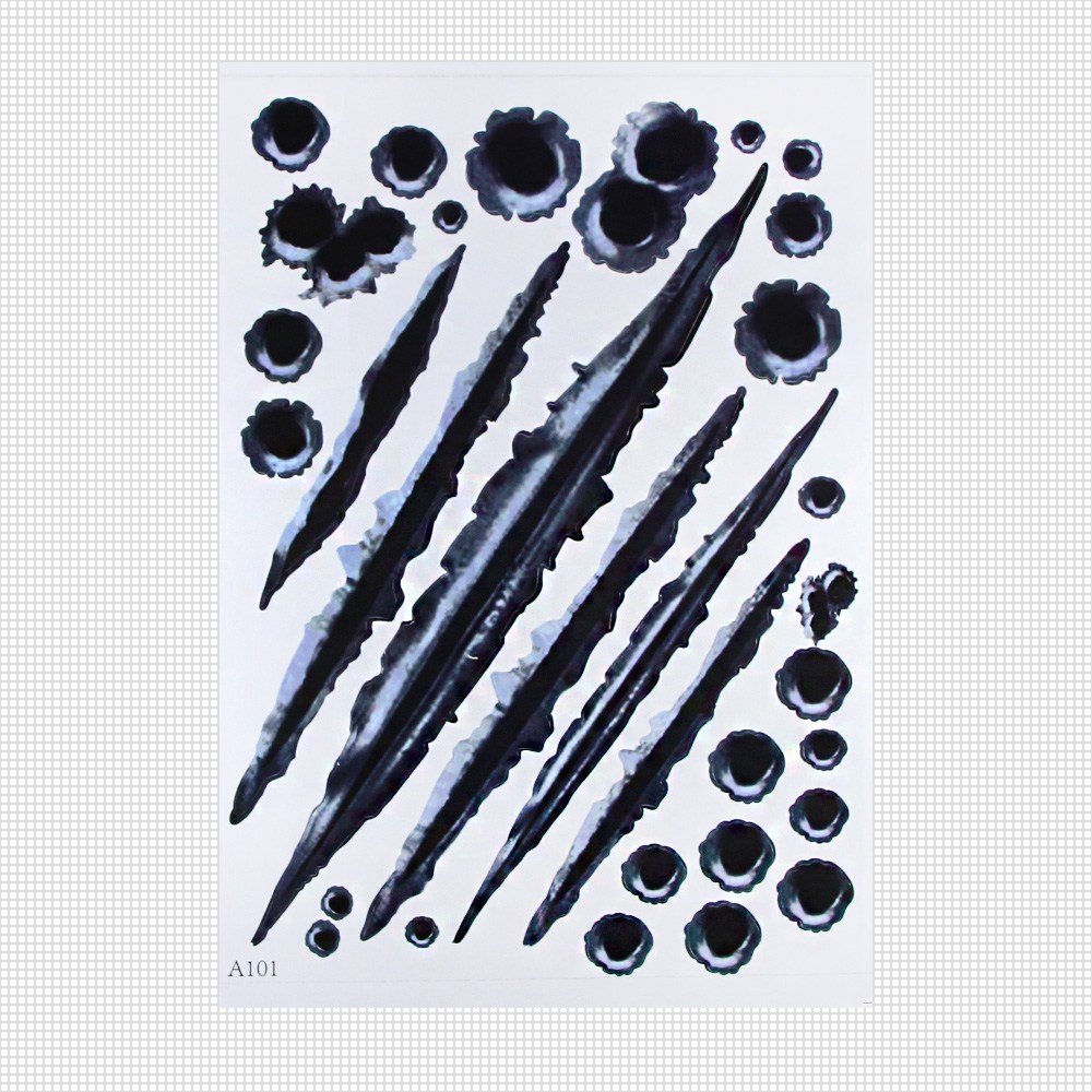 TKB 자동차 3D 총알스티커 흠집 스크래치 커버, 1세트 1,140원