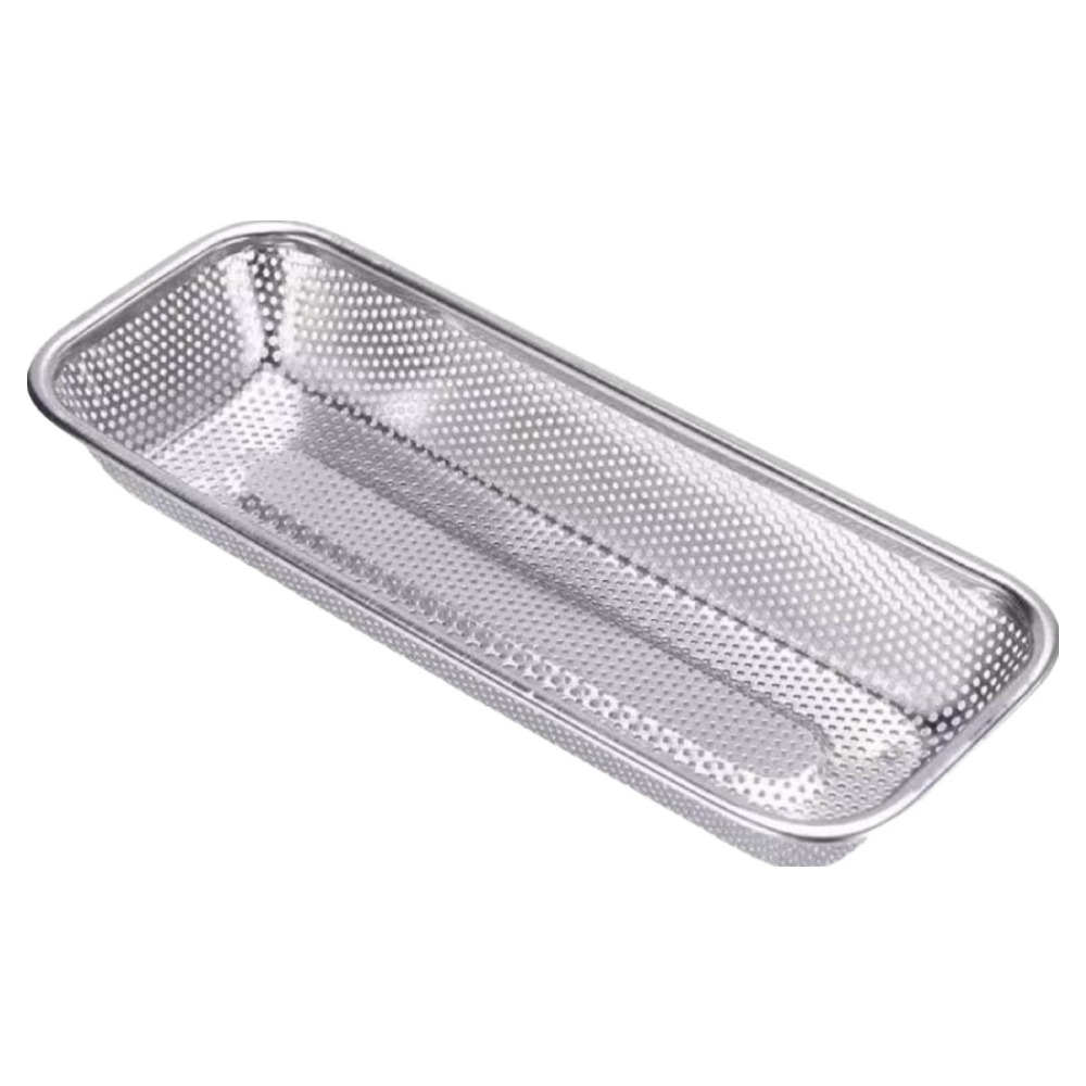 쿠쏘 스테인리스 물빠짐 수저통 A타입 31 x 12.5 x 5.5 cm, 실버, 1개 7,890원