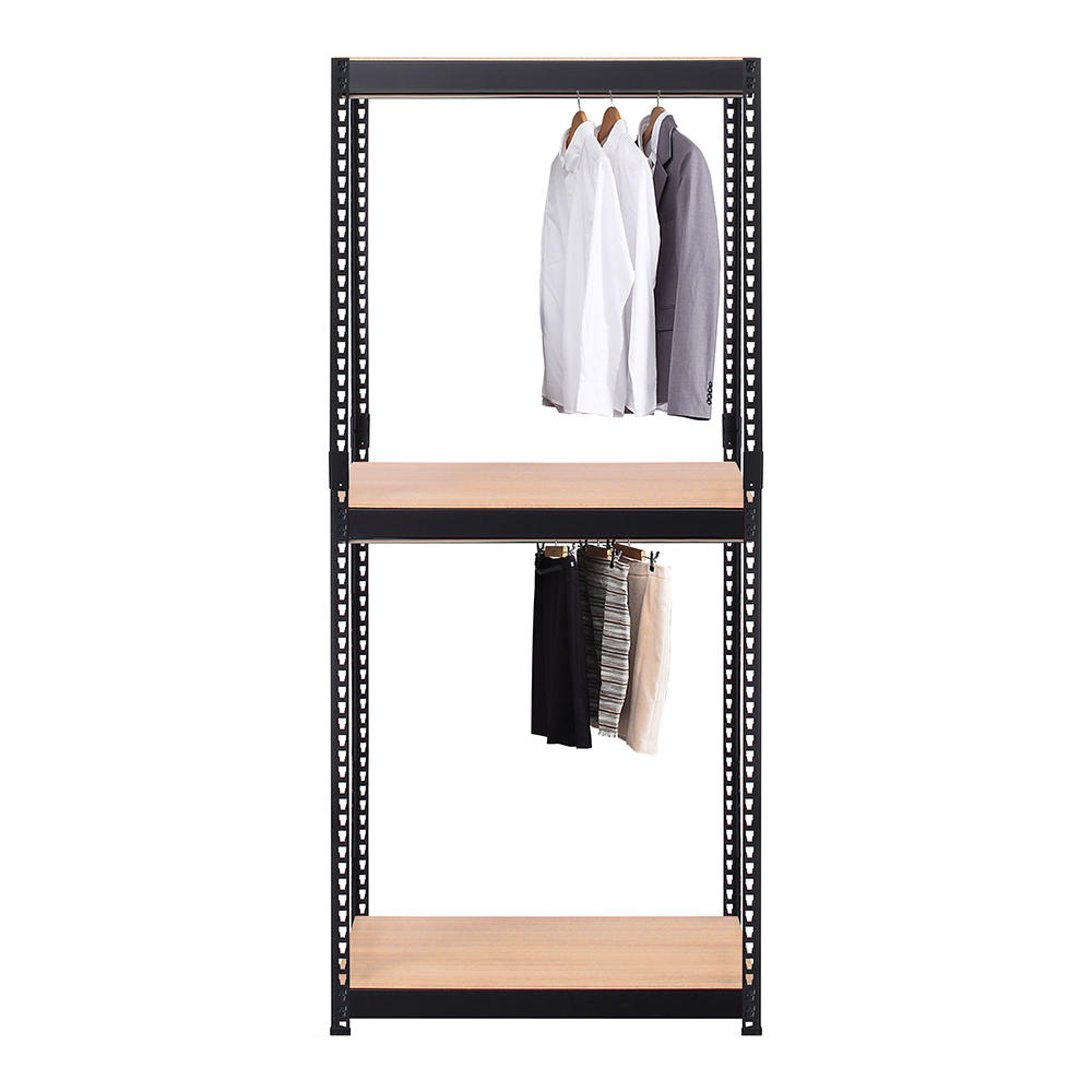 스피드랙 브이 2 스탠드 3단 행거 + 봉 2p 세트 800 x 600 x 2100 mm 93,600원