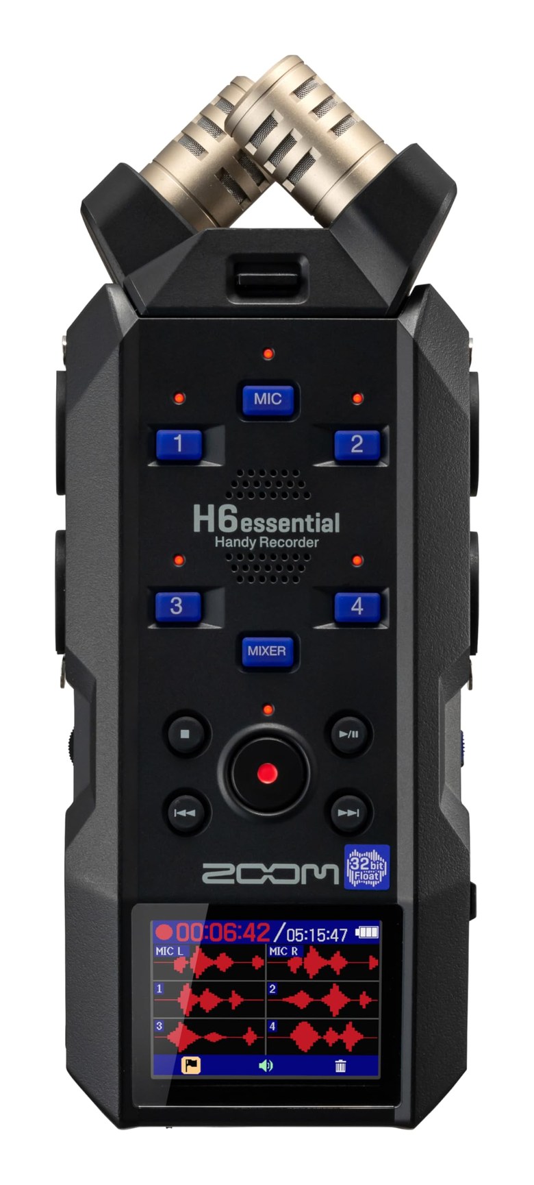 ZOOM 줌 32bit 플로트 6 트랙 사양 핸디 레코더 H6essential 2024년 발매 H6e 370,350원