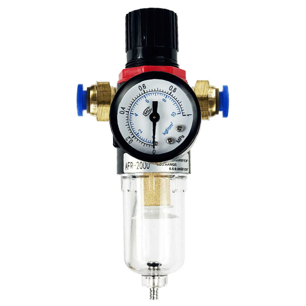 세인티에프 콤프레셔 에어 레귤레이터 6~12mm 피팅 압력조절기 수분제거기 수분필터 콤프 부품 8,400원