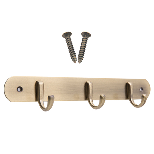 철물파크 벽옷걸이 후크 판옷걸이 3구 + 설치피스 2p 세트 13,000원