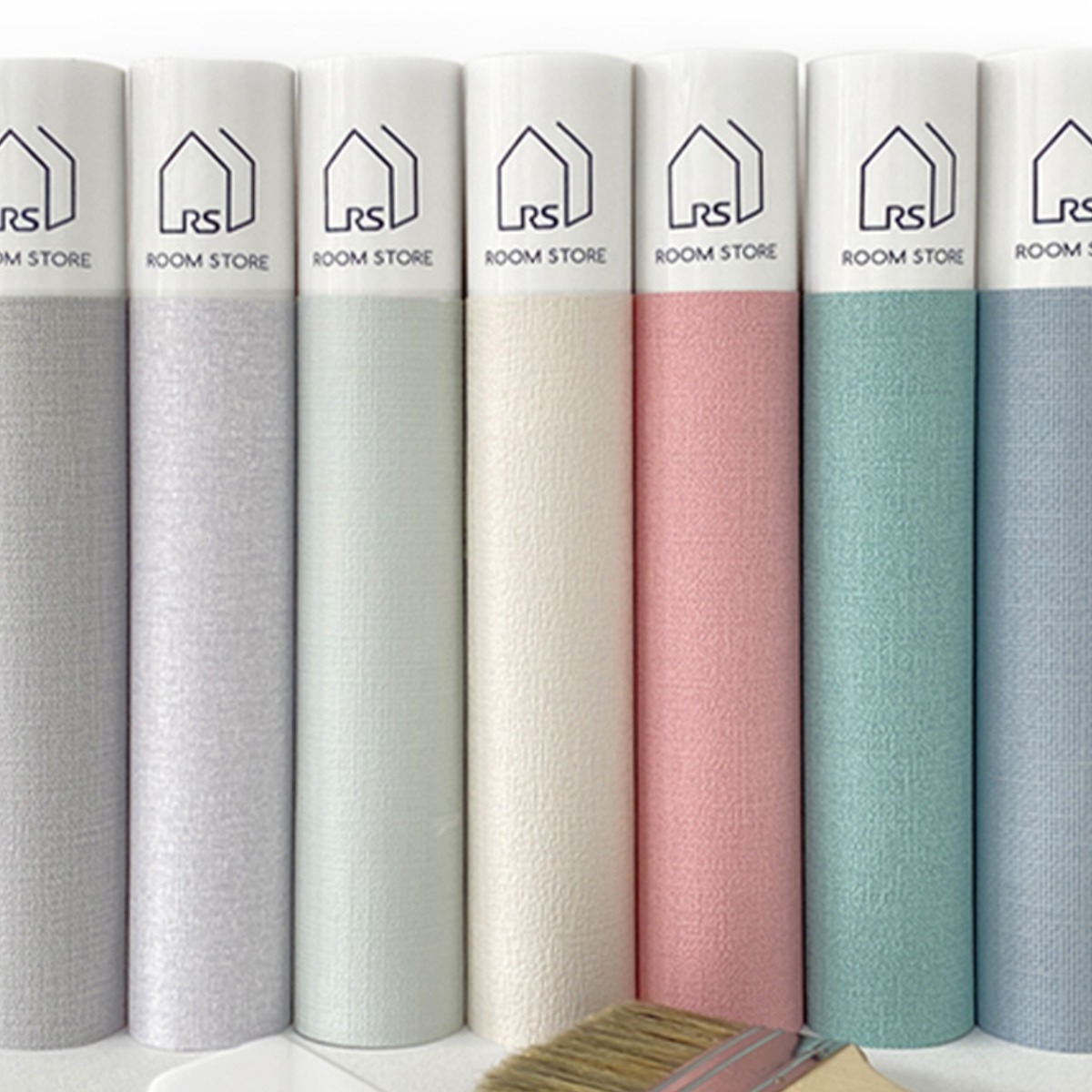 [6+1이벤트] 룸스토어 만능풀바른벽지 합지 쉬운 셀프 도배 인테리어 단색 6,880원