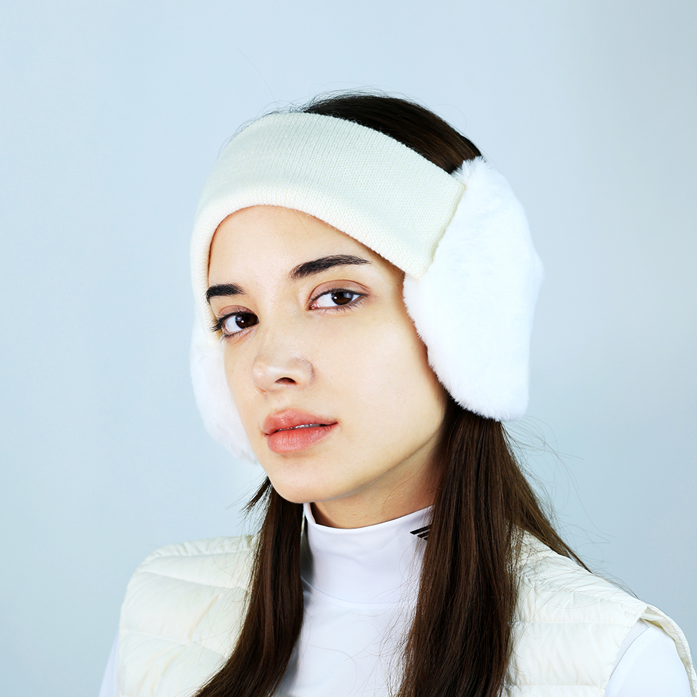 루페오 겨울 방한 니트 퍼 이어머프 19,800원