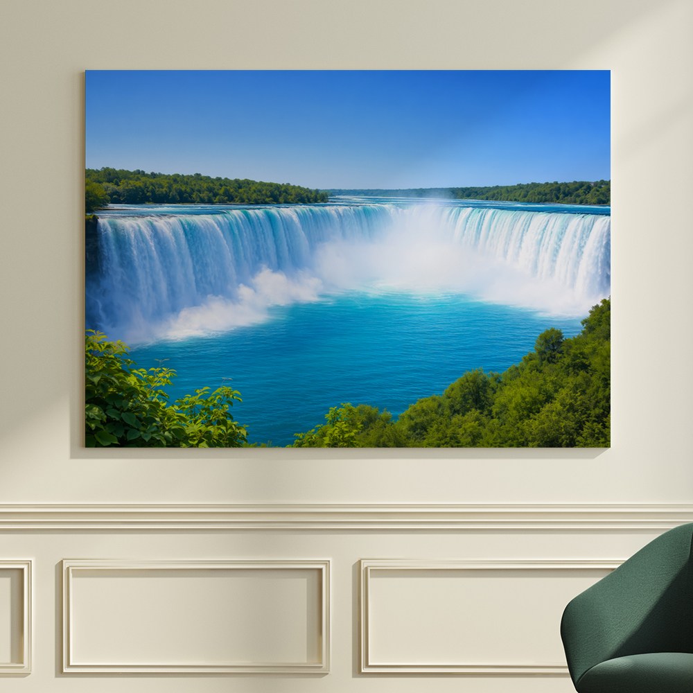 재물운 폭포그림 호수 물 그림 풍수 인테리어 거실 개업 집들이선물 액자 9,900원