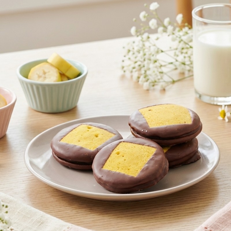 (수제파이) 미니 포켓 간식 전주한옥 초코파이 오리지널 블루베리 바나나 맛 3종 선물패키지 12,900원