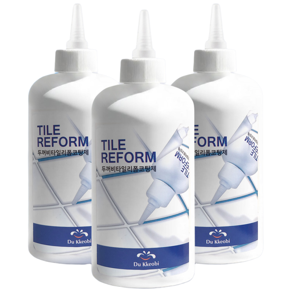 두꺼비 타일줄눈 보수제 바닥 벽 줄눈셀프시공 백색 300g, 3개, 현재가 21,890원