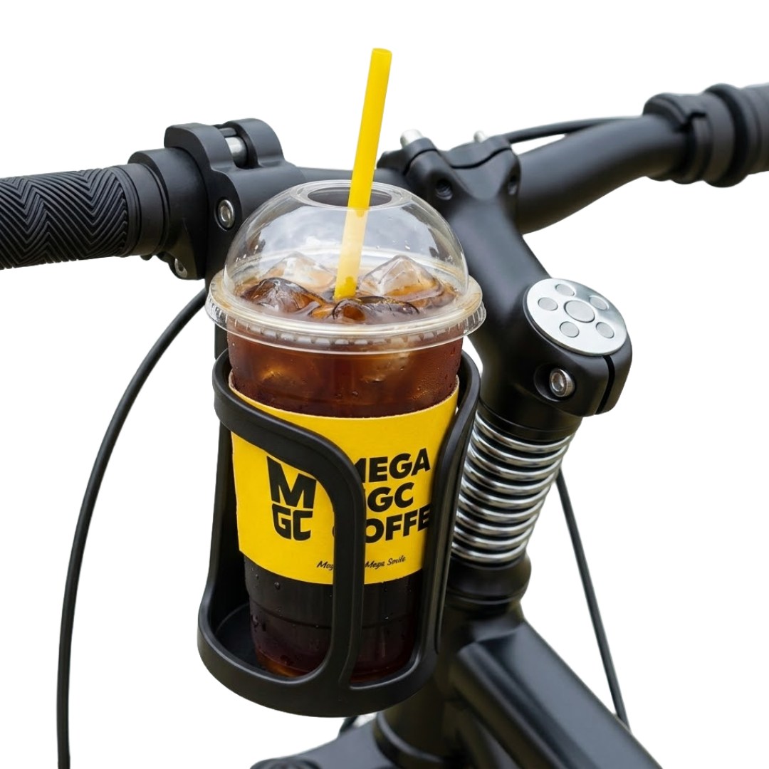 굿띵어스 오토바이 자전거 유모차 컵홀더, 블랙, 1개 10,000원
