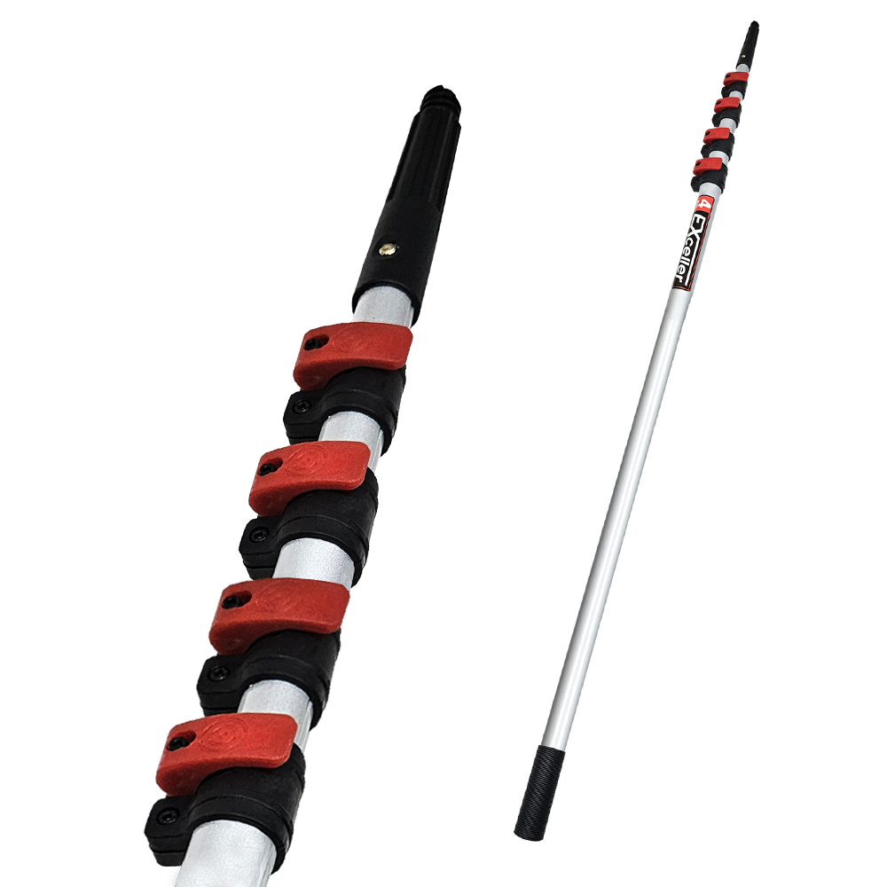 엑셀라 폴대 (청소도구 과일수확기 외 약 30가지 제품 연결 결합용 길이 변환 자루 지름22mm), 1개, 7.6m 63,000원