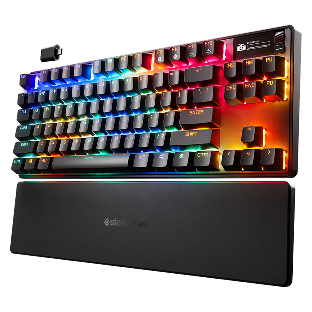 스틸시리즈 자석축 기계식 무선 게이밍 키보드, 단일색상, Apex Pro TKL Wireless Gen 3 - US, 마그네틱축(자석축) 449,000원