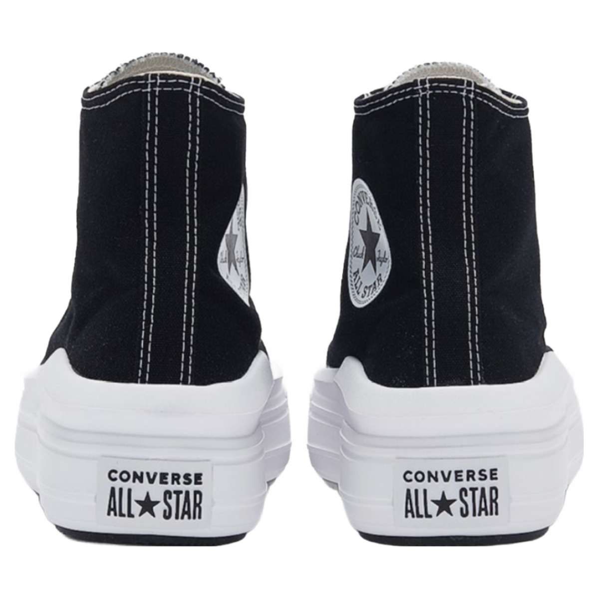 (국내매장판)정품 컨버스 척테일러 올스타 무브 블랙 하이+고무끈 89,000원